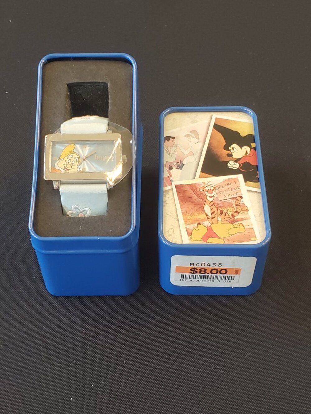 Disney Light Blue Snow White Character Wristwatch with Silver Case